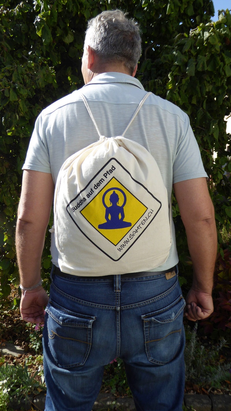 SAMTEN SUN ROT & ÖKO-BAUMWOLLRUCKSACK: AUFBLASBARES REISE- MEDITATIONSKISSEN | YOGA MEDITATIONSKISSEN