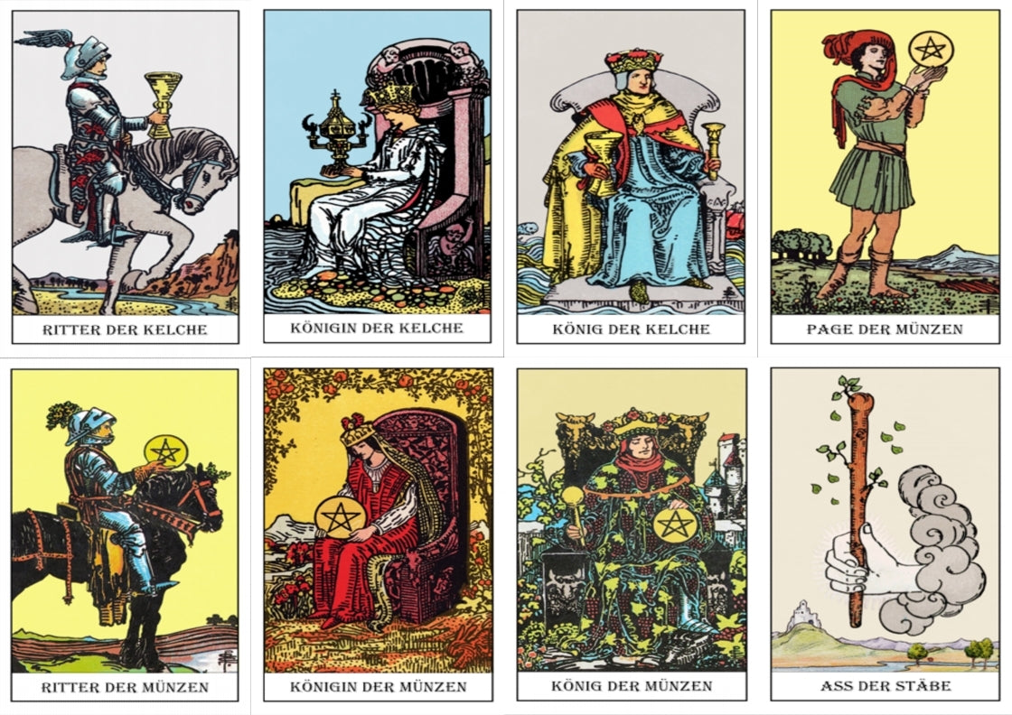 Rider Waite Tarotkarten als PDF zum selbst Ausdrucken